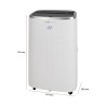 Climatiseur Mobile 12000 BTU avec WIFI Clatronic CL 3750 Blanc