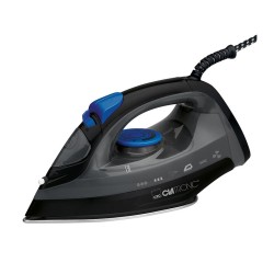 Fer à repasser vapeur avec 7 fonctions 1800W Clatronic DB 3703 Noir/bleu