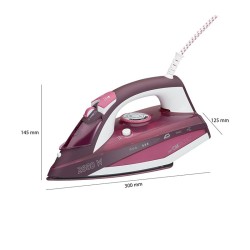 2600W steam iron Clatronic DB 3705 White/red