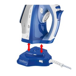 Ceramic soleplate iron with or without cord 2400W Clatronic DB 3706 Blue