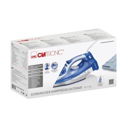 Ceramic soleplate iron with or without cord 2400W Clatronic DB 3706 Blue