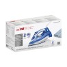 Ceramic soleplate iron with or without cord 2400W Clatronic DB 3706 Blue
