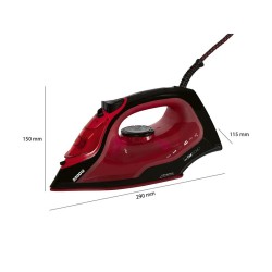 Steam iron with 7 functions 2200W Clatronic DB 3752 Black/red