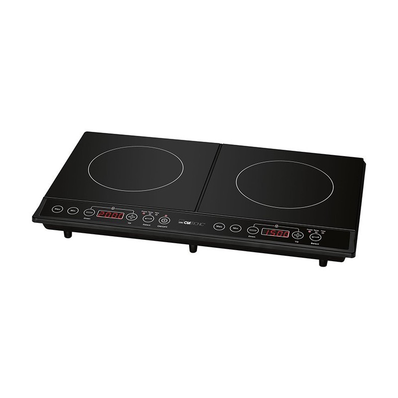 Clatronic DKI 3609 double induction hotplate Black