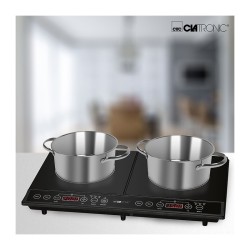 Clatronic DKI 3609 double induction hotplate Black