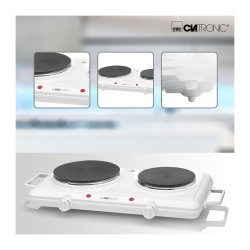 Double hot plate 2500W Clatronic DKP 3583 White