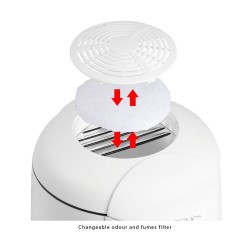 Fryer and fondue for 6 people 1L Clatronic FFR 2916 White