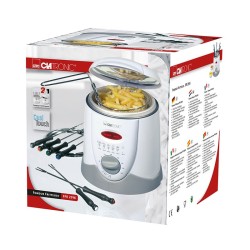 Friteuse et fondue pour 6 personnes 1L Clatronic FFR 2916 Blanc