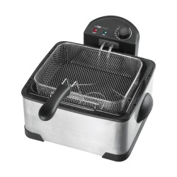 Clatronic FR 3195 4L stainless steel double fryer