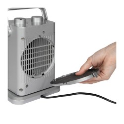 Clatronic HL 3631 Silver ceramic PTC auxiliary heater