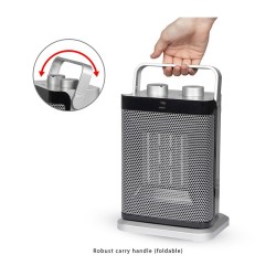 Chauffage d'appoint PTC céramique Clatronic HL 3631 Silver