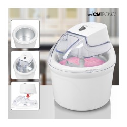 Clatronic ICM 3764 White two-compartment duo ice cream maker/sorbet maker