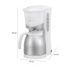Cafetière thermos 8-10 tasses 1L Clatronic KA 3327 Blanc