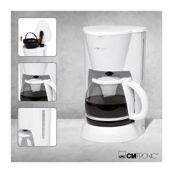 Coffee maker 12-14 cups 1.5L Clatronic KA 3473 White