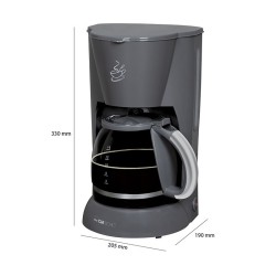 Coffee maker 12-14 cups 1.5L Clatronic KA 3473 Grey
