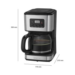 Coffee maker 12-14 cups 1.5L Clatronic KA 3642 Black