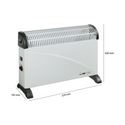 Electric convector 2000 W Clatronic KH 3077N White