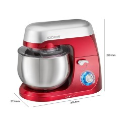 Robot pétrin multifonction 5L 1000W Clatronic KM 3709 Rouge