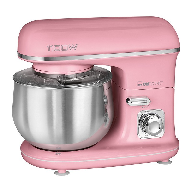 Multifunction food processor 5L 1100W retro Clatronic KM 3711 Pink