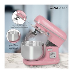Multifunction food processor 5L 1100W retro Clatronic KM 3711 Pink